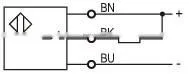 Metal cylinderical photoelectric sensor Retro reflection
