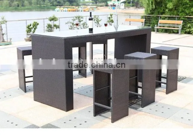 Hot sale modern wicker bar furniture for sale