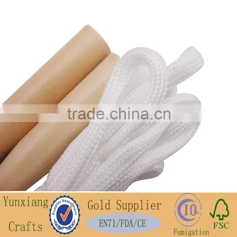 wooden skipping rope stiring handle