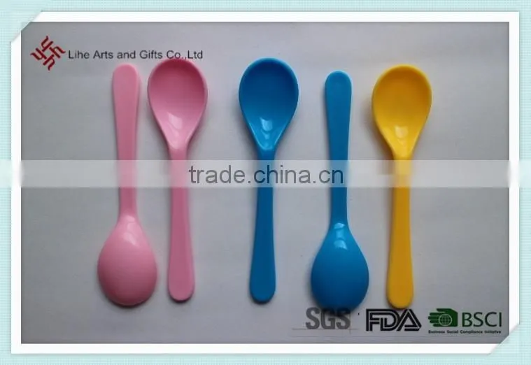 Melamine spoon and fork for children