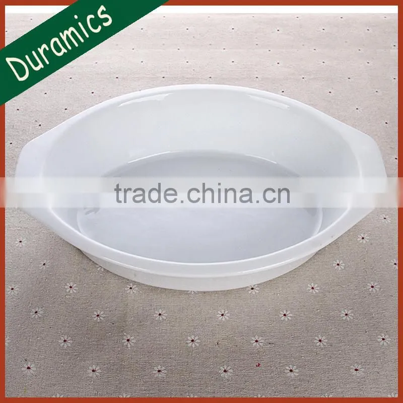 Promotional baking dish porcelain oval dish