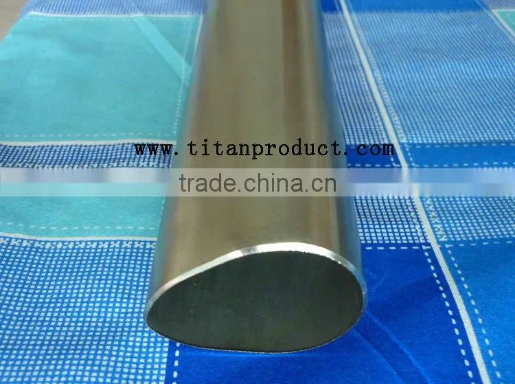 Seamless Gr.9 Titanium Waterdrop Tube Aero Tube Teardrop Tubing