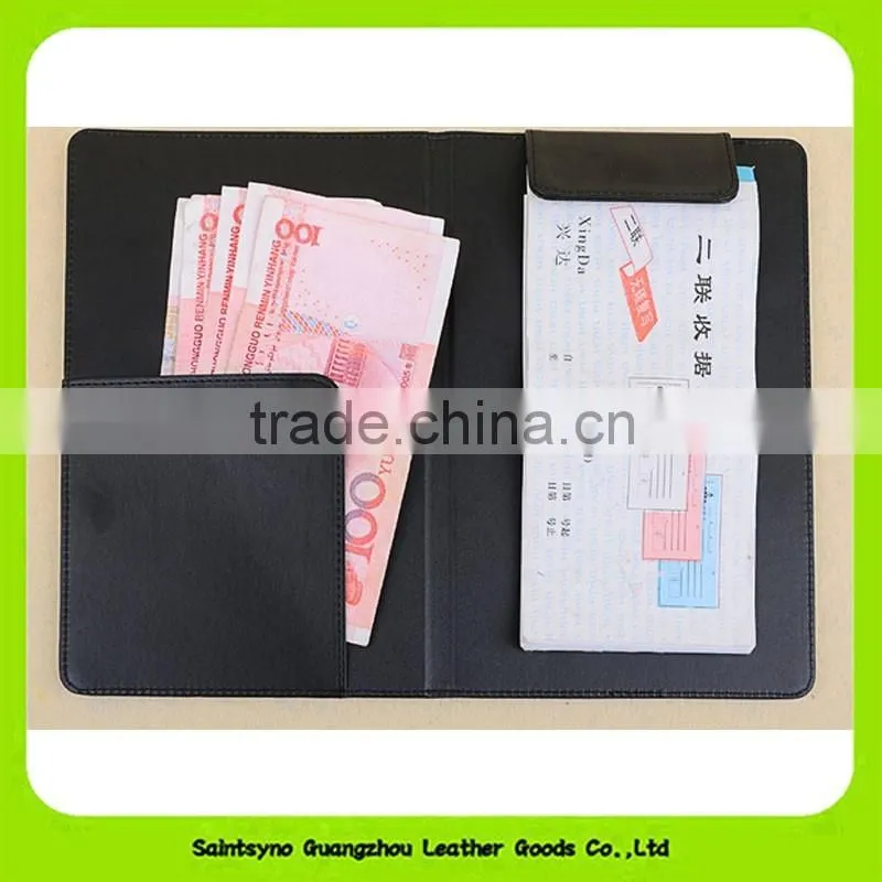 Manufacture competitive price custom leather card holder flip card holder for sale