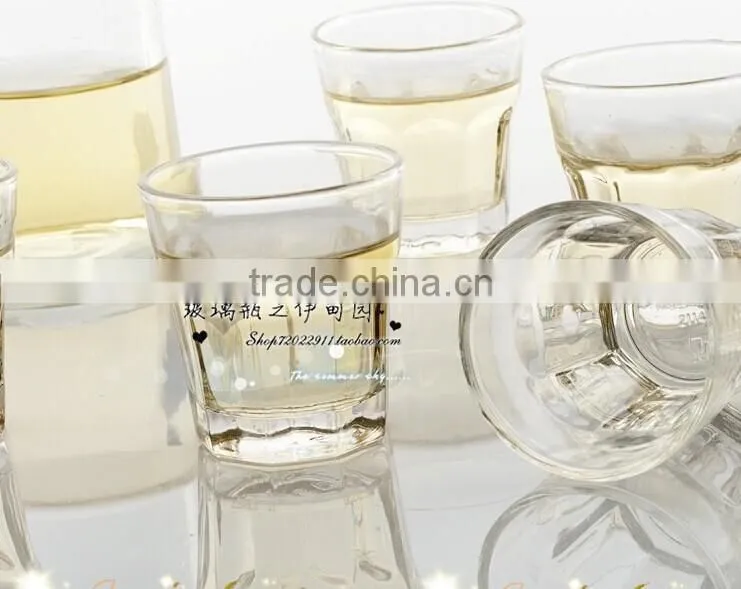 75ml 140ml clear glass cups