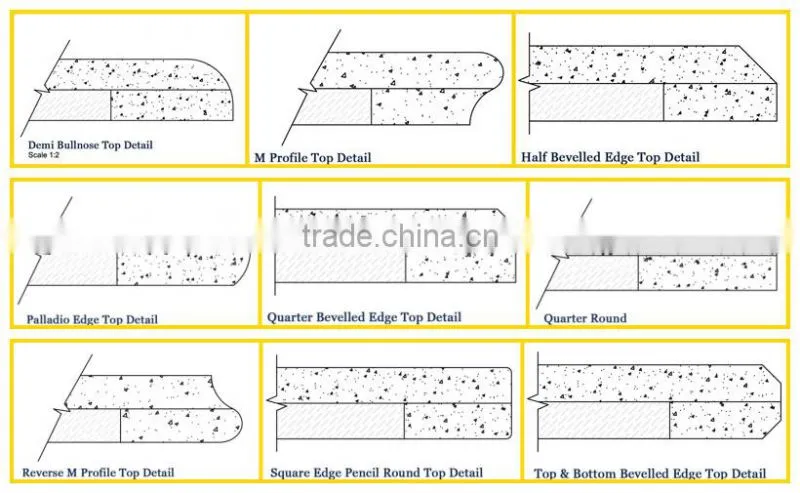 Chinese pre cut granite countertops kitchen countertops
