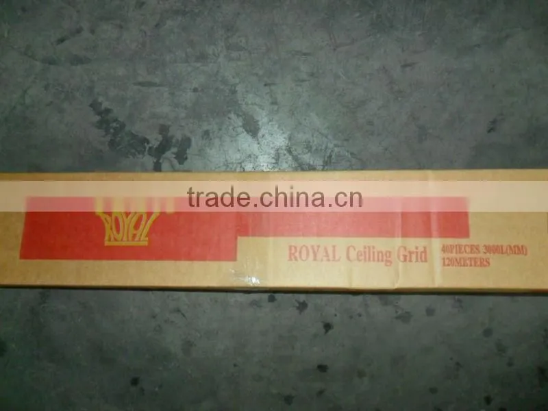 Ceiling Grid For Pvc Gypsum Ceiling (wooden)