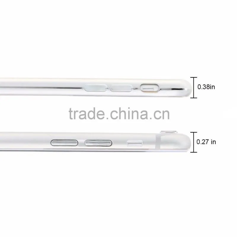 shockproof transparent pu for iphone 6s case