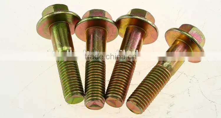 Supplier from China GT Low-Temperature Service Chrome finish M14 M25 hex flange bolt