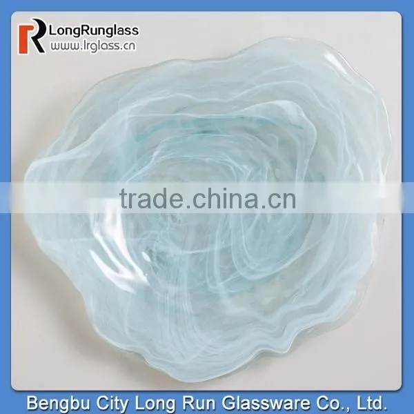 LongRun 2014 New Products Glass Covered Butter Dish Unique Glass Tableware with OEM Design