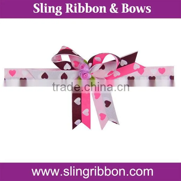 Satin Ribbon And Ribbon Bow For Gift Packaging