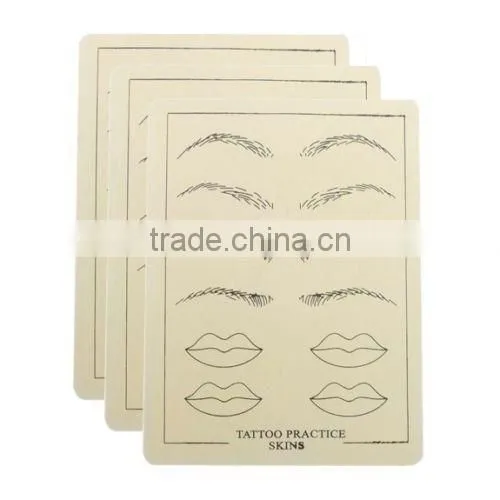 BROW & EYES Practice Sheets,practice eyebrow and lip makeup sheets,Tattoo Practice Skin for Needle Machine Supply Eyebrow&Lips