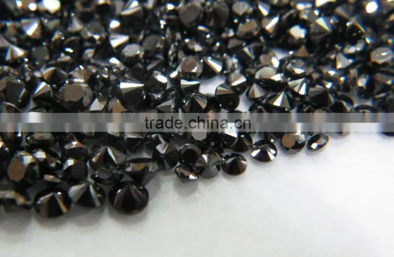 5mm Natural Loose Dark Green Brazil Emerald Round Transparent
