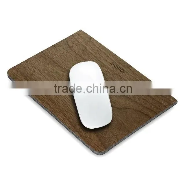 New arrival 2016 for mini iPad wood design leather sleeve bag case super slim carrying bag