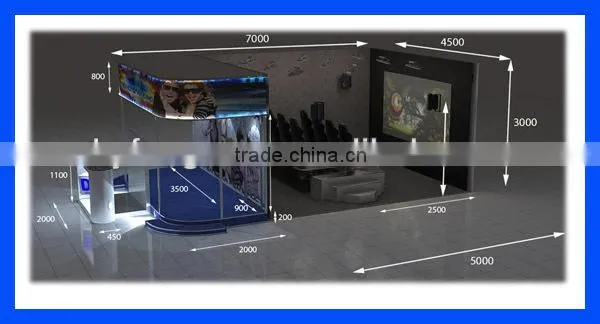 9d cinema/truck mobile 9d cinema equipment