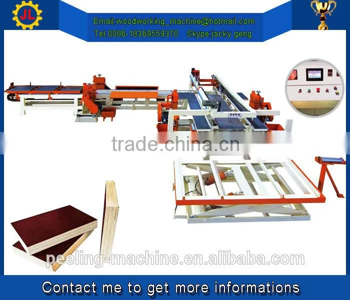 2015 popular high efficiency cnc automatic plywood saw cutting machine