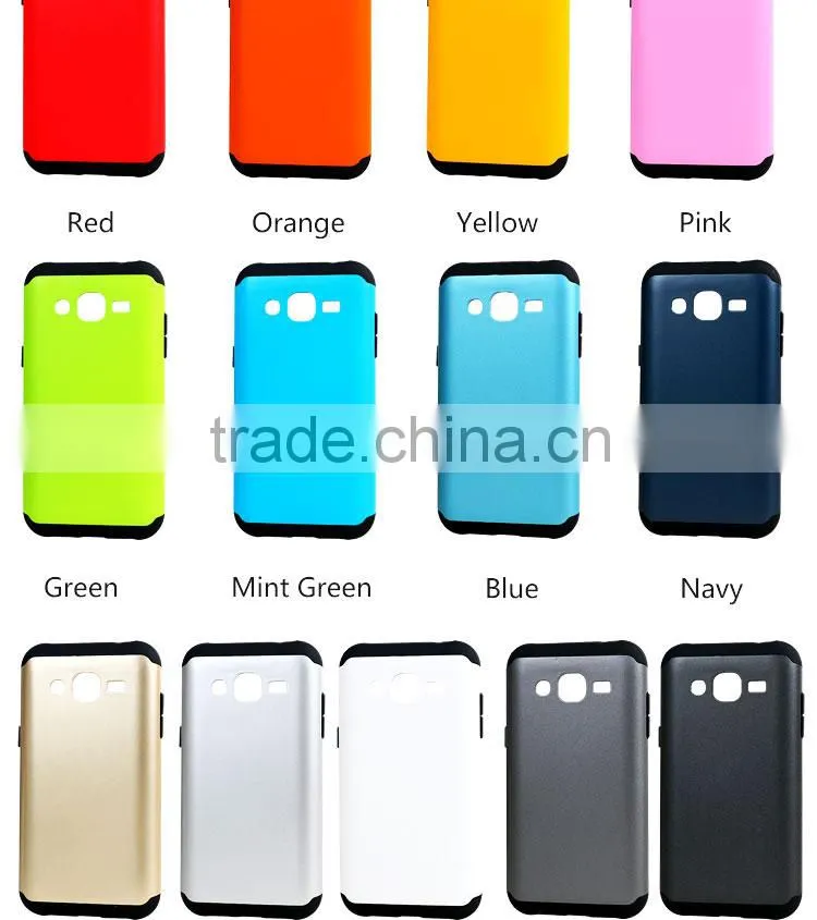 2015 Slim armor back cover case for samsung galaxy j2