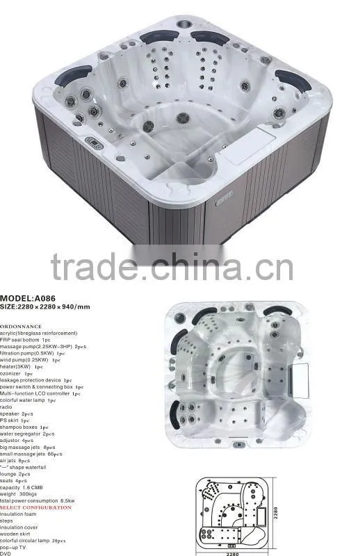 Large swim spa