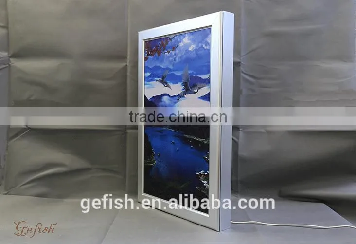 Large aluminum led display frame aluminum and glass led display box