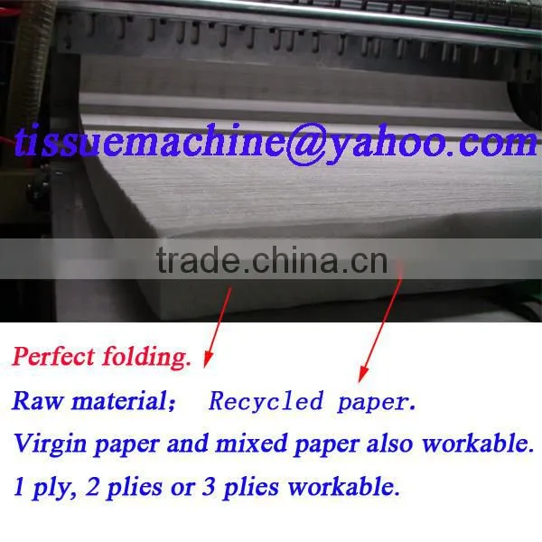 German Italy Design 4800 Piece per Minute Laminated Automatic High Speed Hand Towel Machine