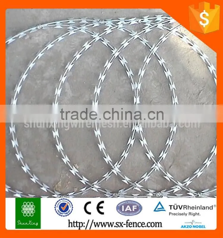 Antique Barbed Wire for sale/Metal Razor Barbed/concertina razor barbed wire with pallet