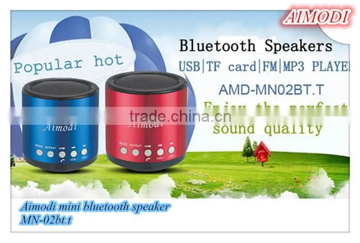 AMD wireless protable mini speaker,factory production bluetooth speaker with HF