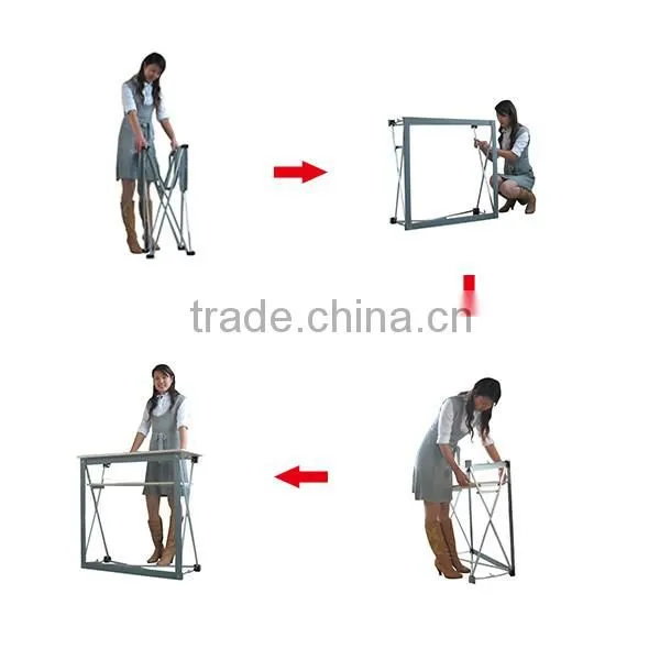 portable pop up fabric counter