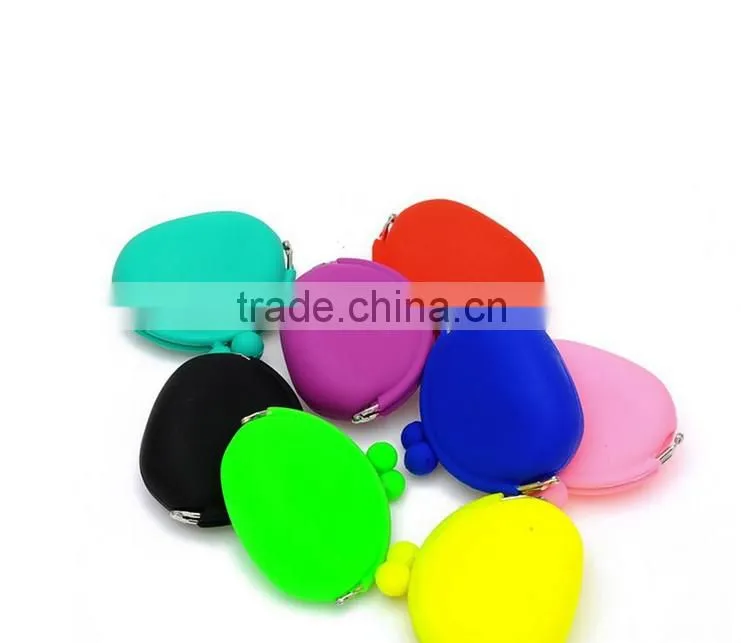 2015 New candy color cute glitter jelly candy bag/coin bags