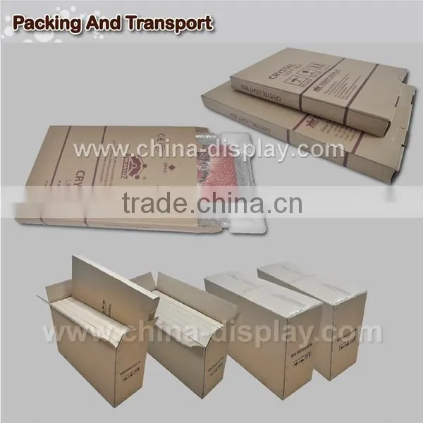 Crystal Acrylic LED Light Box A3 A4 Table Display LED Light Box