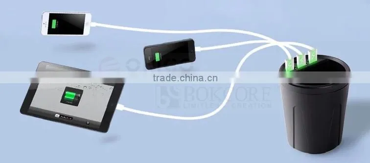 ORICO UCH-C2 3 Ports USB Car Charger Cup (36W / 5V7.2Amps )