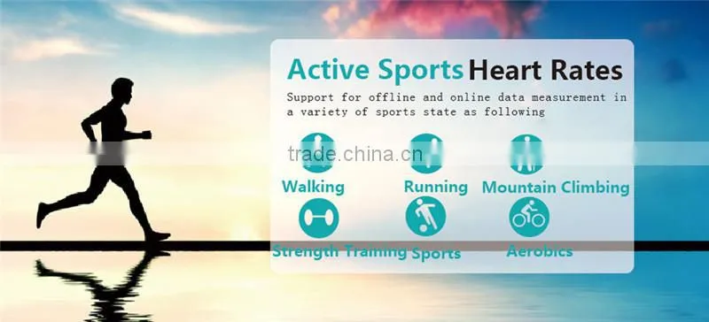 Houway JW018 BT4.0 Smart band bracelet & Heart Rate Monitor Activity fitness Tracker Wristband for IOS & Android smartphone