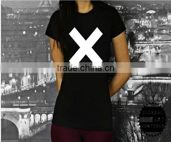 custom woman and ladies summer short sleeve white t-shirt printing