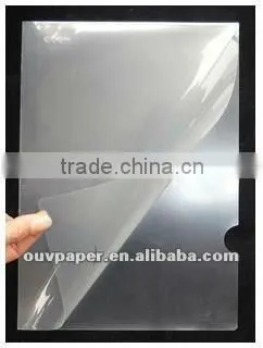 Clear L folder with PP