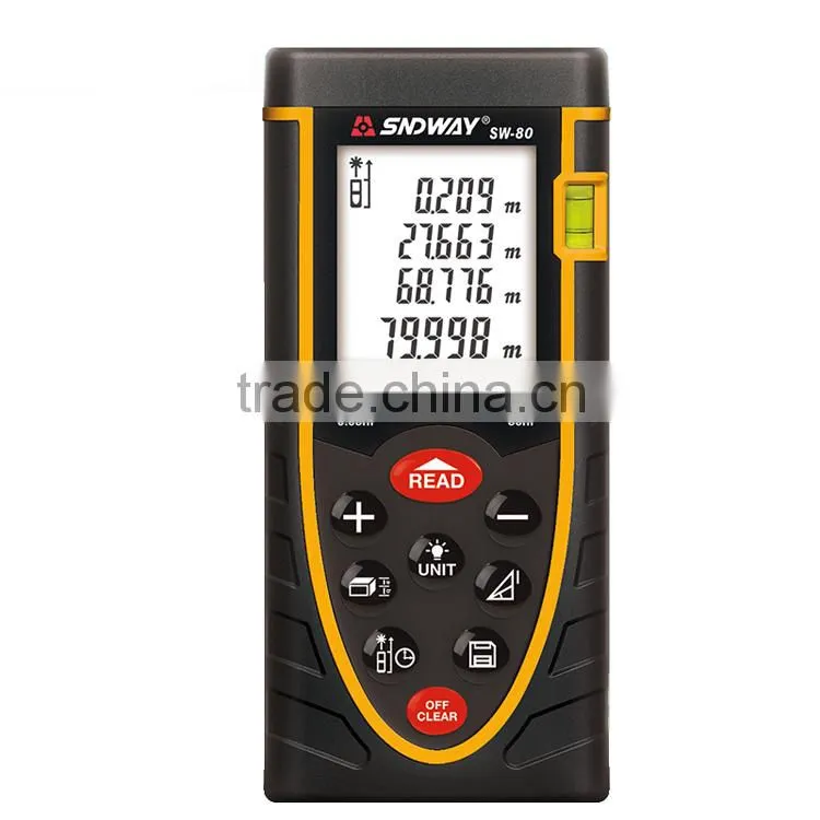 High Quality Portable SW-60 0.05-60m Multi Function laser rangefinder Digital laser distance meter