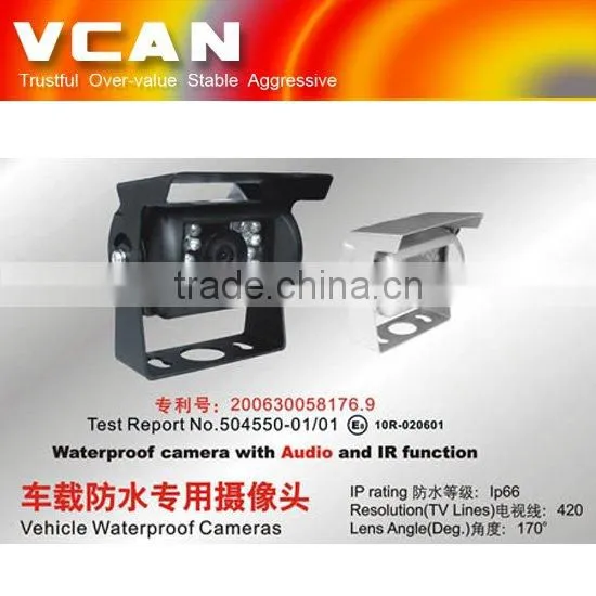 24v rearview camera Car reversing rearview backup camera parking mirror auto CA-9880-1