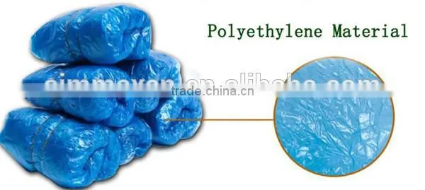 lab supply pe blue shoes cover