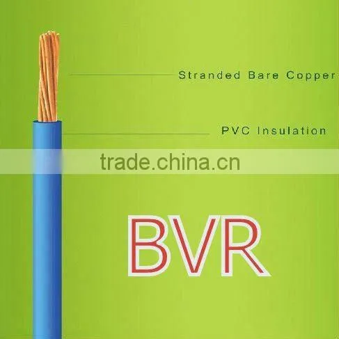 1.5 sq mm copper core pvc insulation flexible wire