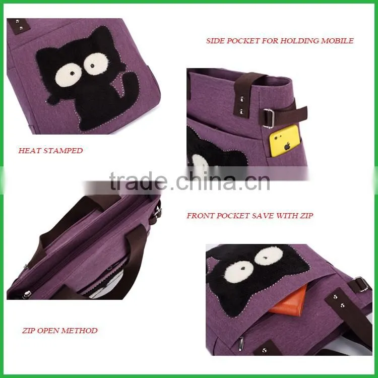 High Quality Wholesale Shoulder Canvas Hand Bag Woman Bag