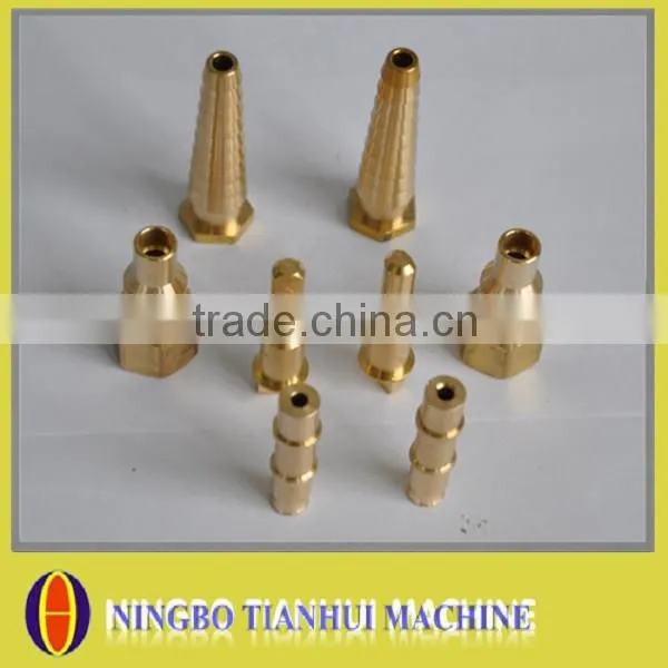 CNC turning machining copper pipe fitting