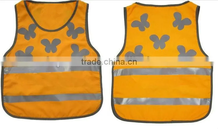 hi-vis safety vests for children/child reflective waistcoat/hi-vis pink safety vest