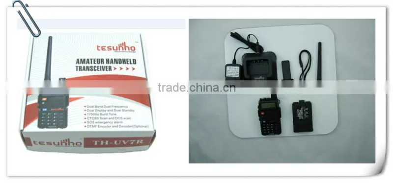 TESUNHO TH-UV7R high quality wide frequency band dual band ham radio two way radio
