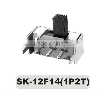 1p2t 3 pin slide switch Sk-12F14(1P2T)