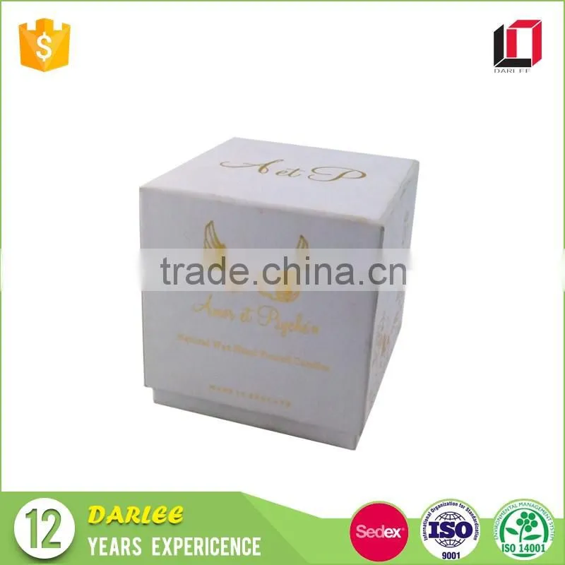 China suppliers wholesale square diwali decorative custom paper luxury candle box design with lids