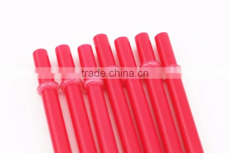 pp material 7.5*230 mm straight drinking straws with ring