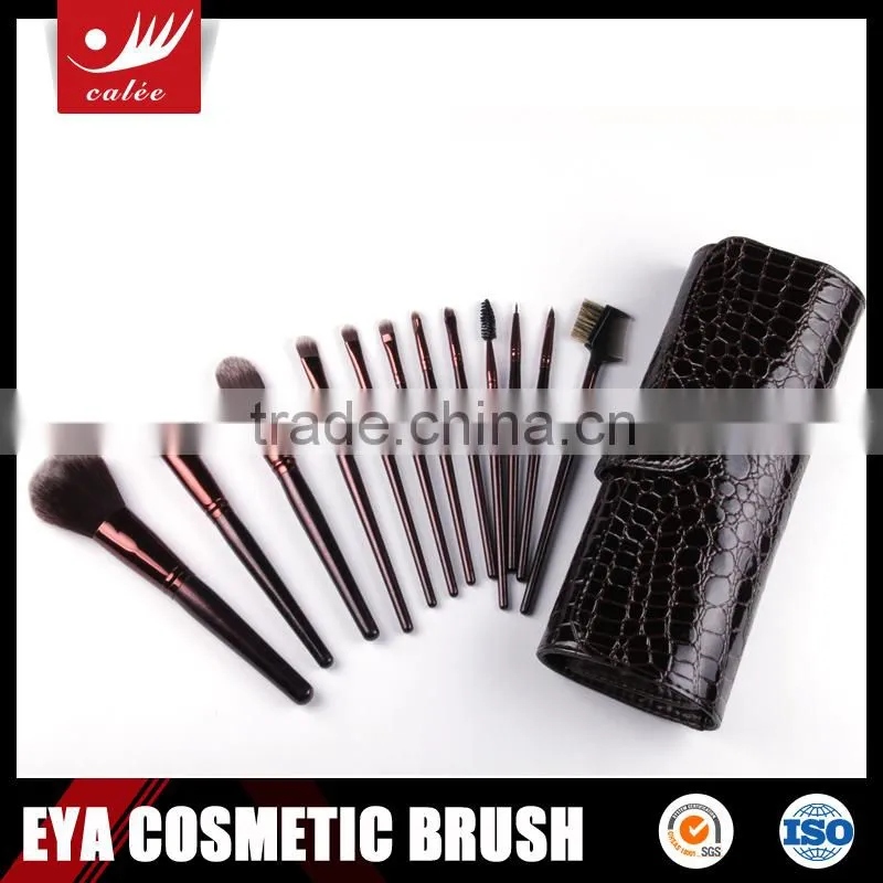 12pcs hot sale nylon hair make up travel brush set