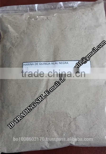 organic royal black quinoa flour
