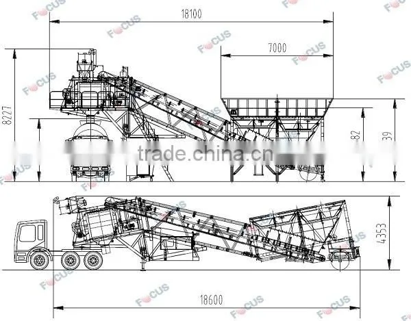 Good Performance Movable Concrete Batching Plant YHZS25