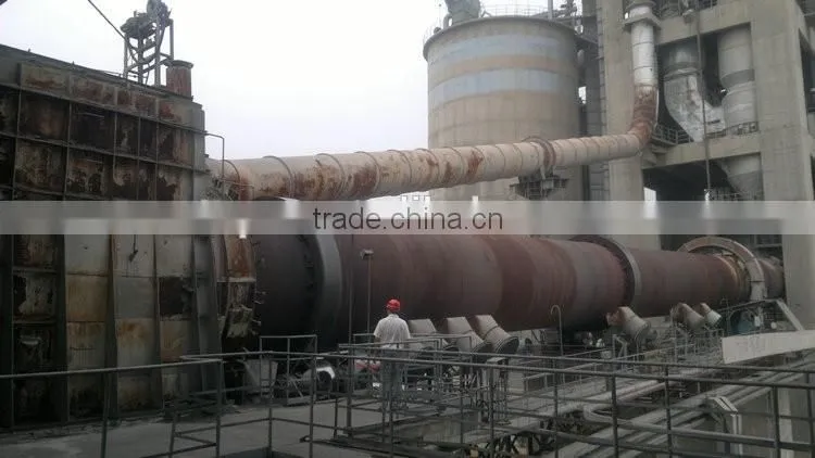 China alibaba sales cement process dry technology rotary kiln