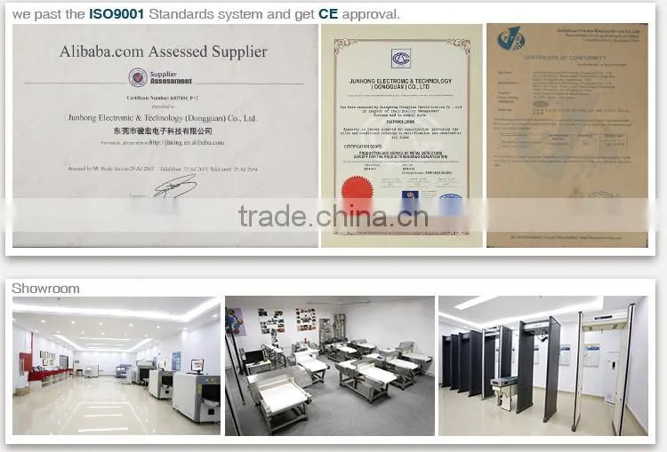 FDA food grade belt conveyor type food metal detector