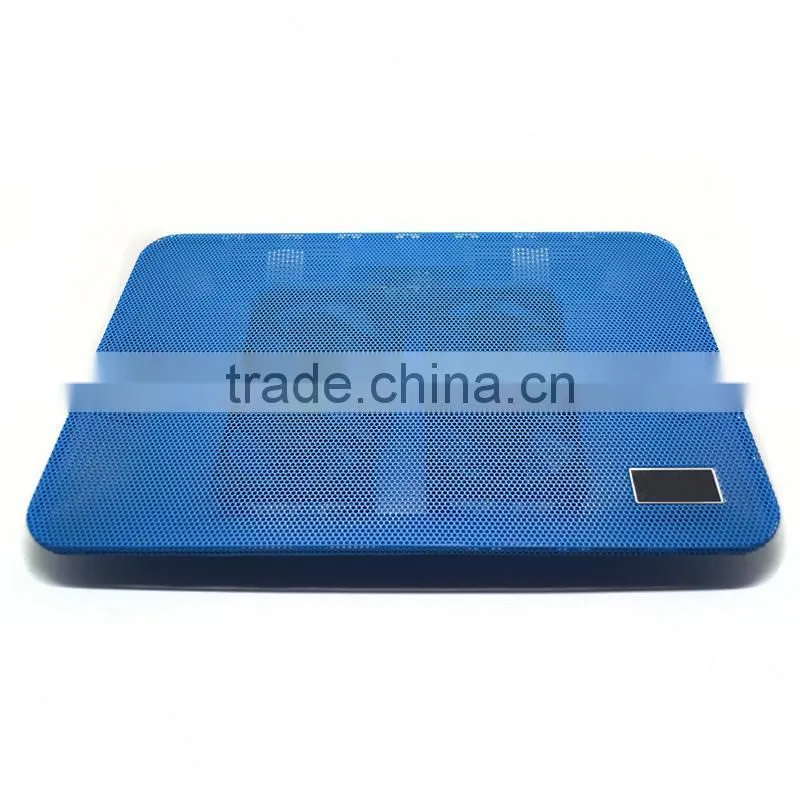 10-18" laptop cooling pad cooler fan with 4 fans 1 USB Port hub blue table external cooling fan for Dell Sony MAC Laptop