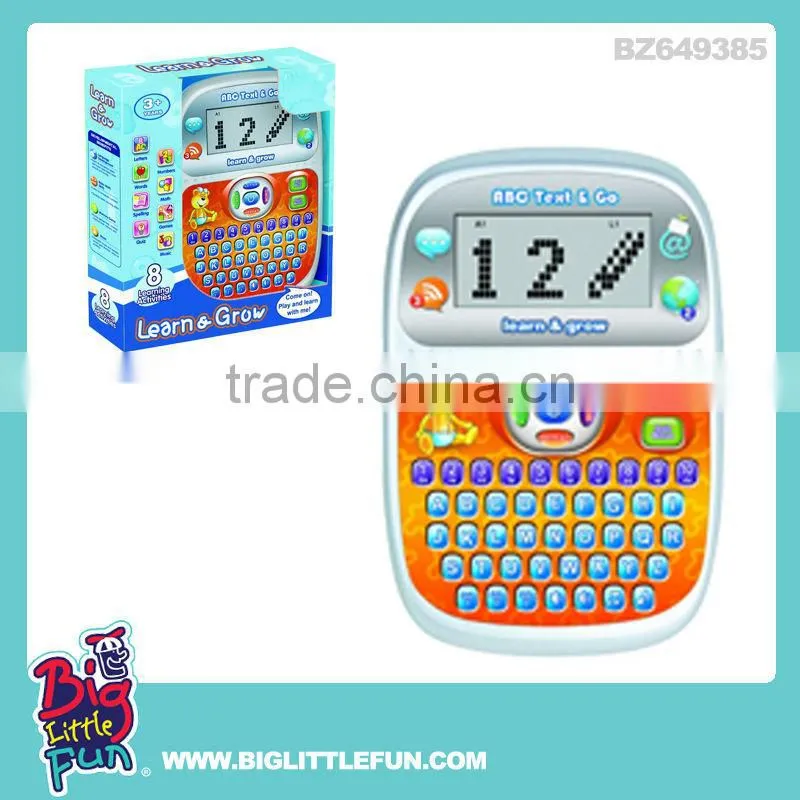 Children English intelligent learning machine toy with light